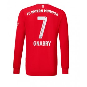 Herren Fußballbekleidung Bayern Munich Serge Gnabry #7 Heimtrikot 2022-23 Langarm